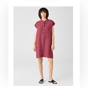 Eileen Fisher Linen Shirtdress.  Size Medium